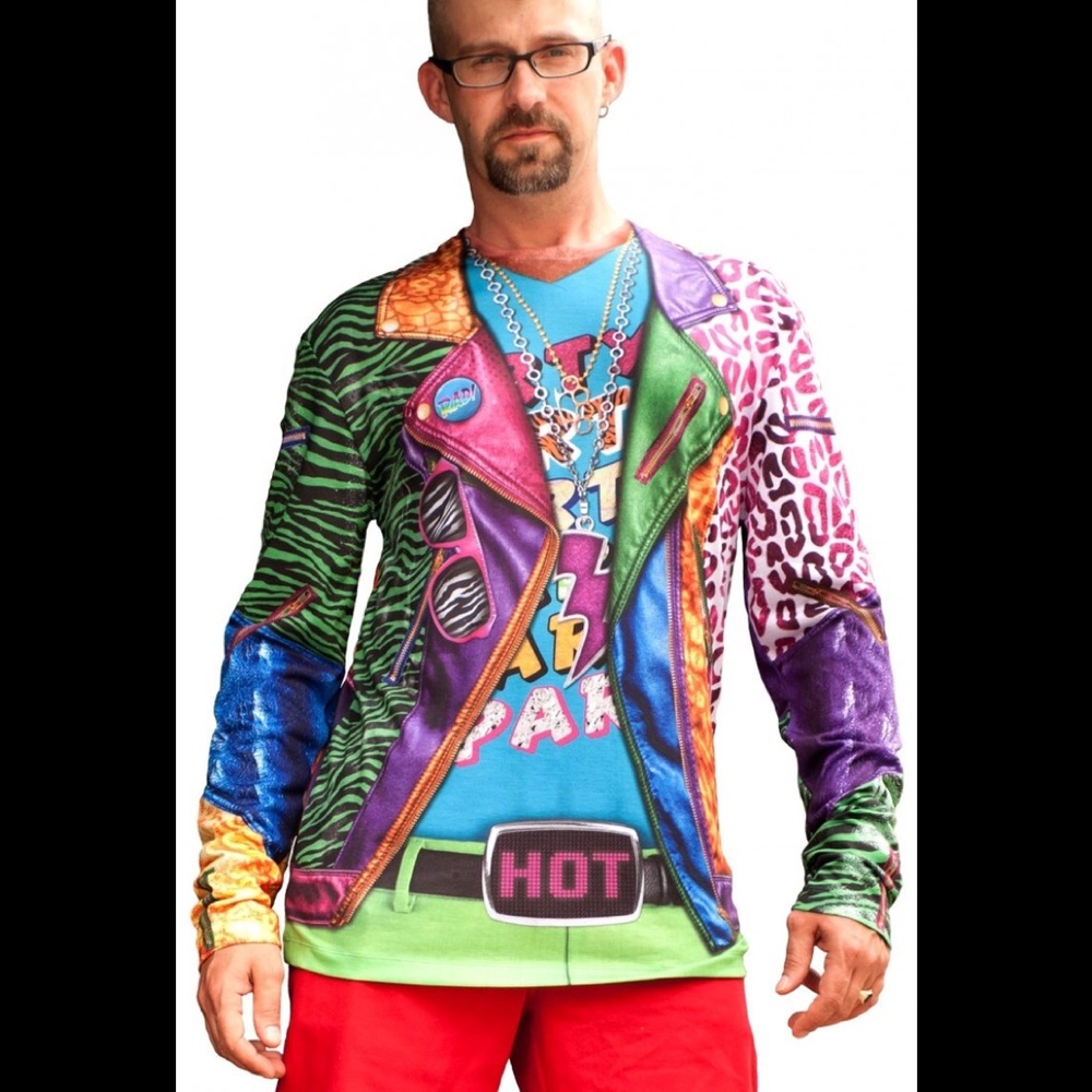 NEW Faux Real party animal men’s t-shirt Halloween costume